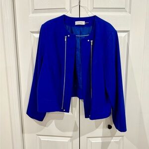 Calvin Klein Women's Royal Blue Blazer